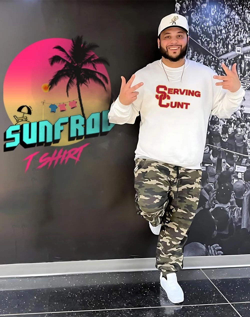 USC Trojans Serving Cunt logo shirt