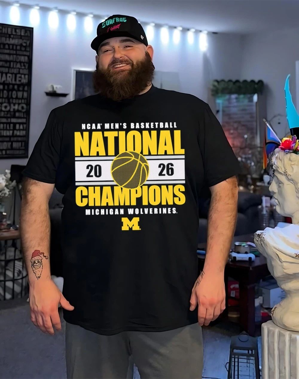 Michigan Wolverines 2026 Basketball National Champions Enmeshed shirt