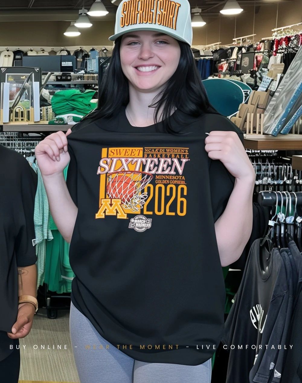 Minnesota Golden Gophers NCAA DI Women’s Basketball Sixteen 2026 shirt