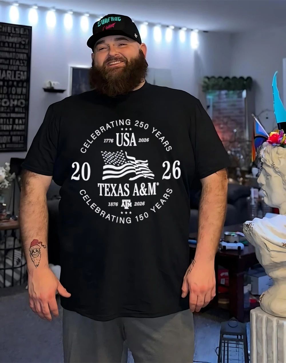 Texas A&M Celebrating 150 and 250 Years shirt