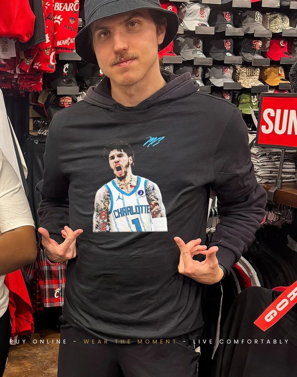 Lamelo Ball Charlotte Hornets graphic signature 2026 shirt