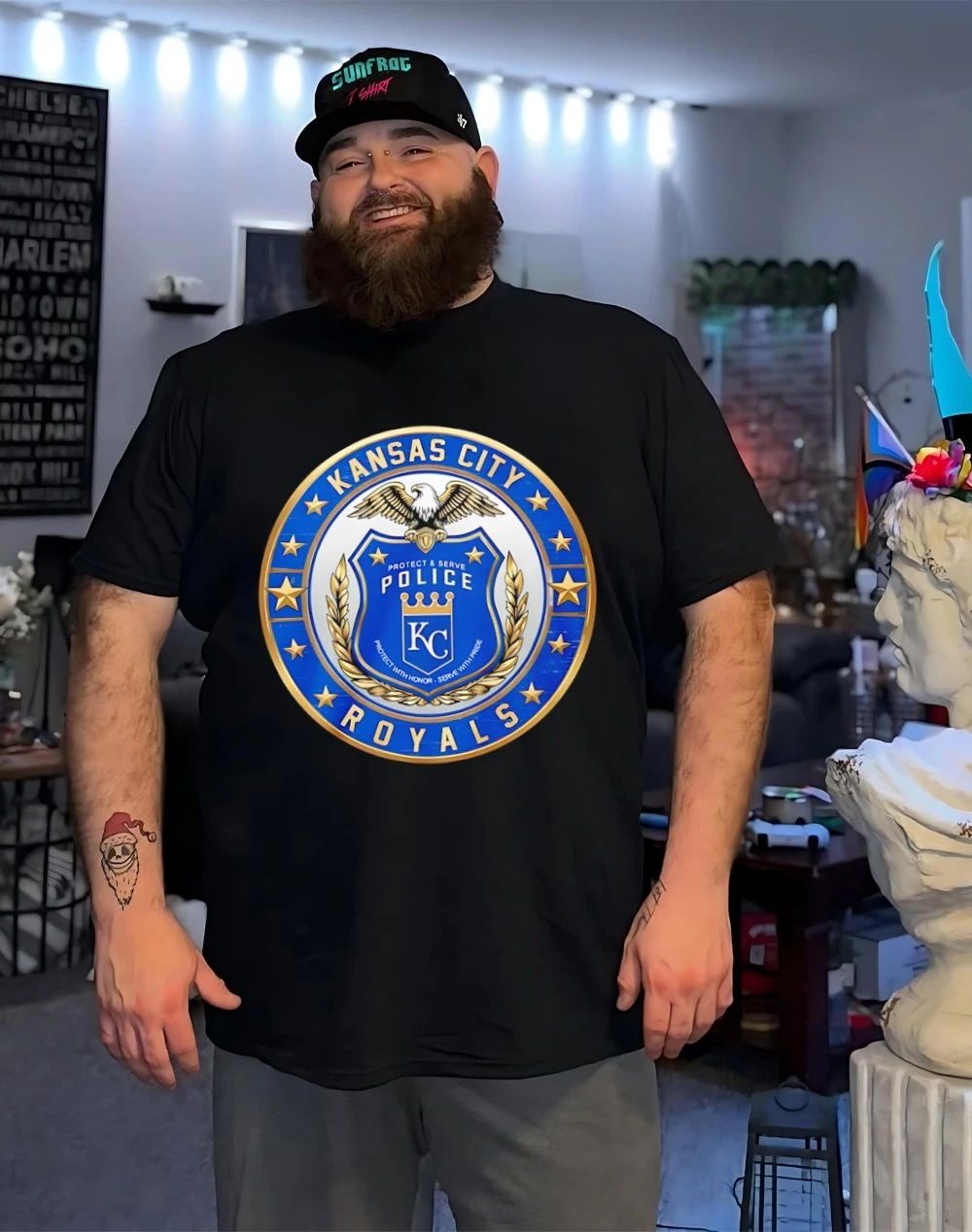 Kansas City Royals Police Pride logo shirt