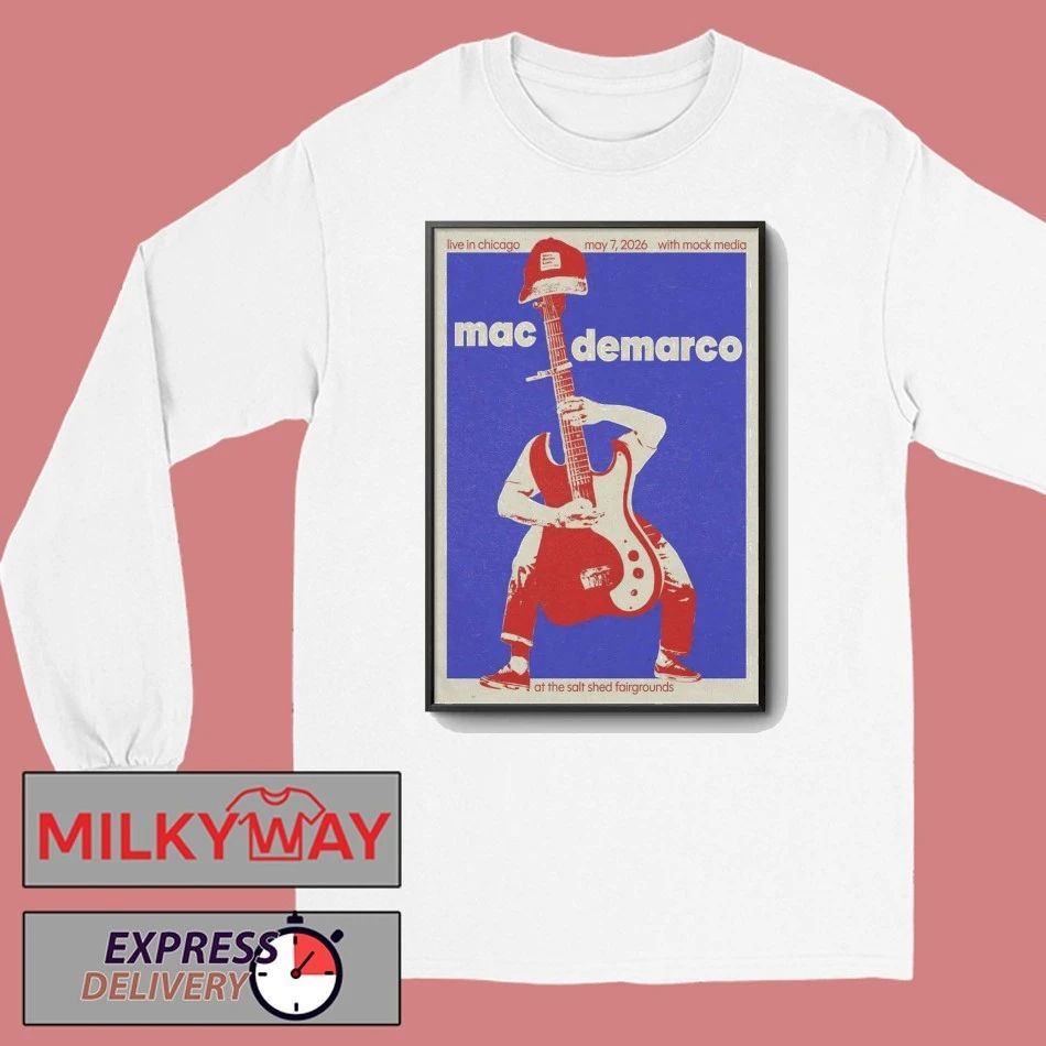 Mac Demarco May 7 2026 The Salt Shed, Chicago IL Poster shirt