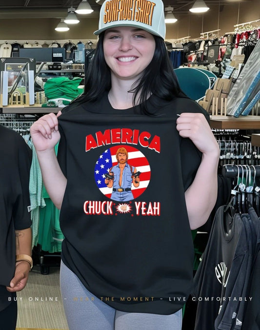 America Chuck Yeah Chuck Norris shirt