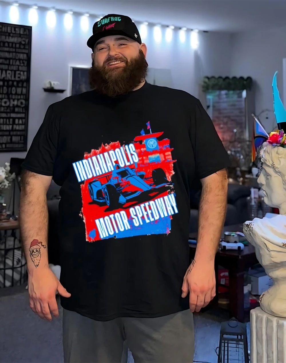 Indianapolis Motor Speedway Youth Splat Art graphic shirt