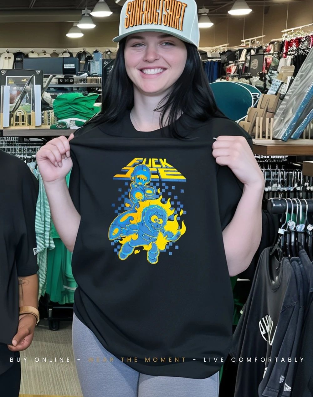 Mega Man Fuck Ice cartoon shirt