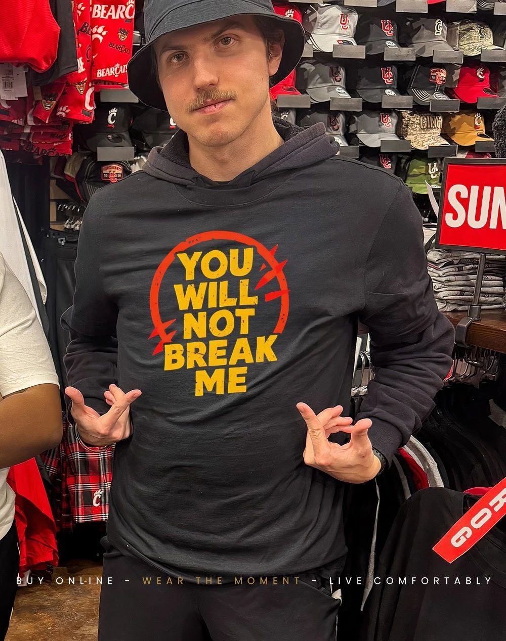 You Will Not Break Me Dungeon Crawler Carl text shirt