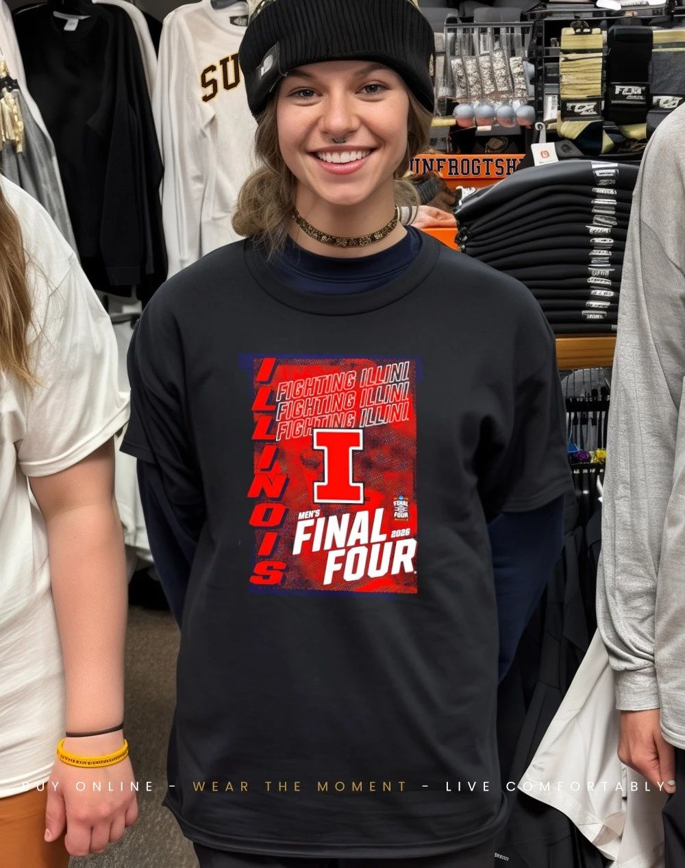 Illinois Fighting Illini NCAA Men’s Basketball Tournament March Madness Final Four 2026 shirt