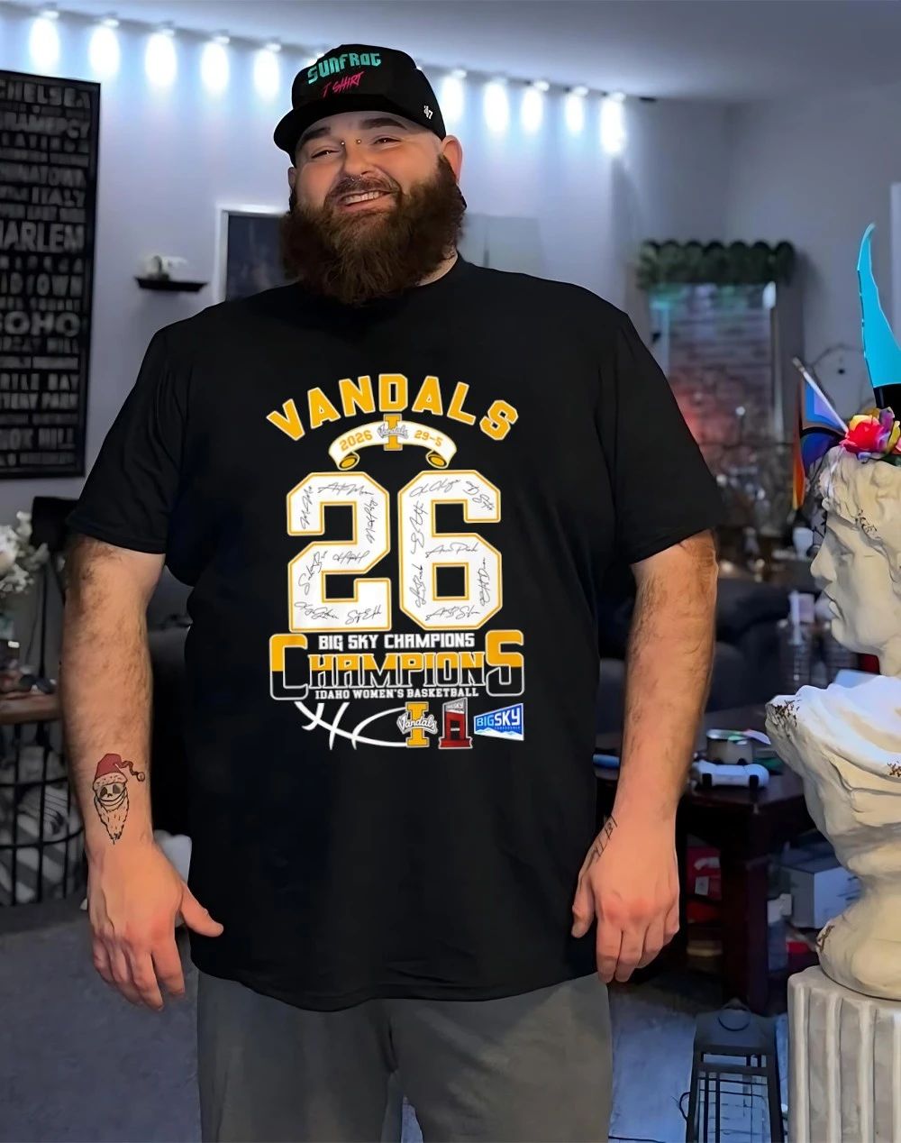 Idaho Vandals 2026 Big Sky Champions shirt