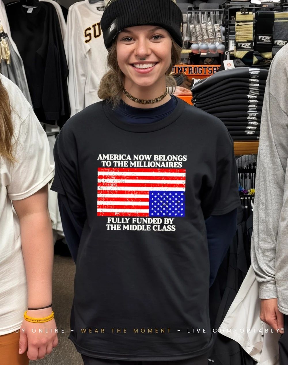 America now belongs to the millionaires Fully funded by the middle class shirt