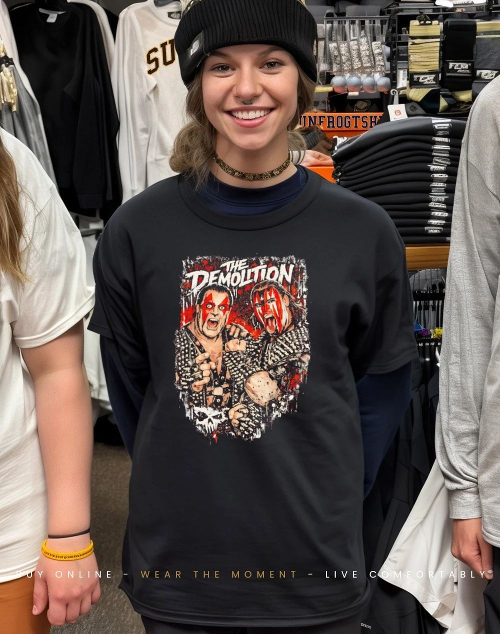 Ax and Smash The Demolition graphic shirt