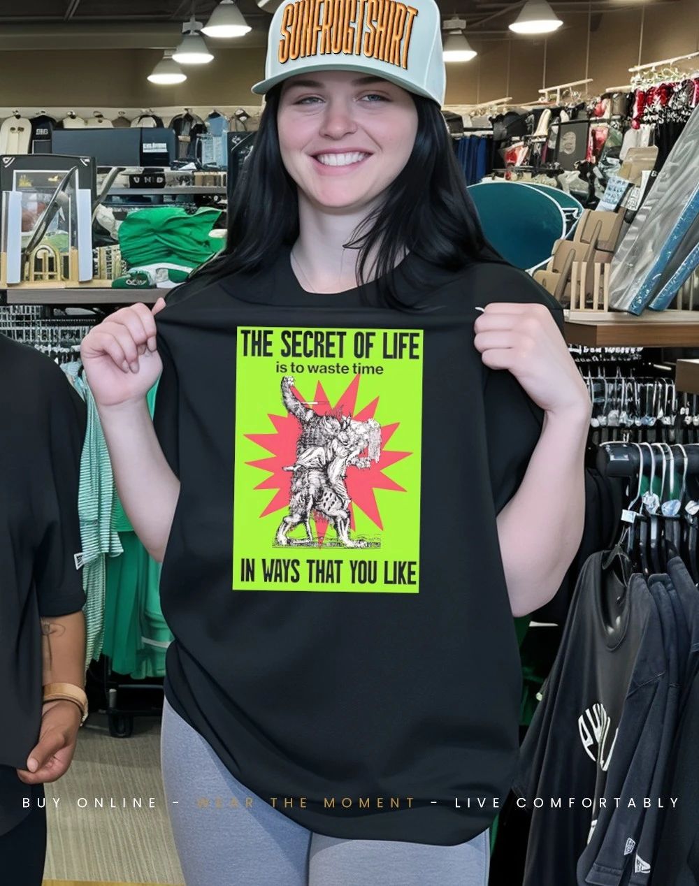 The secret of life is to waste time in ways that you like shirt