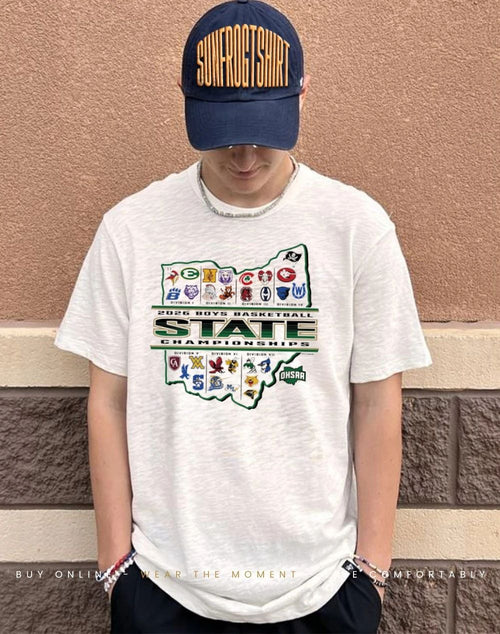 2026 OHSAA Boys Basketball State Championships logo shirt