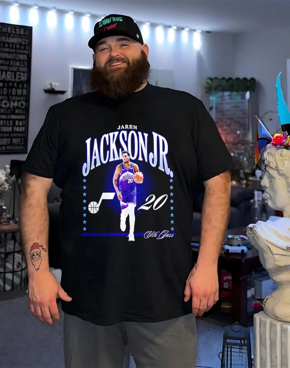 Jaren Jackson Jr. Utah Jazz Hype graphic shirt