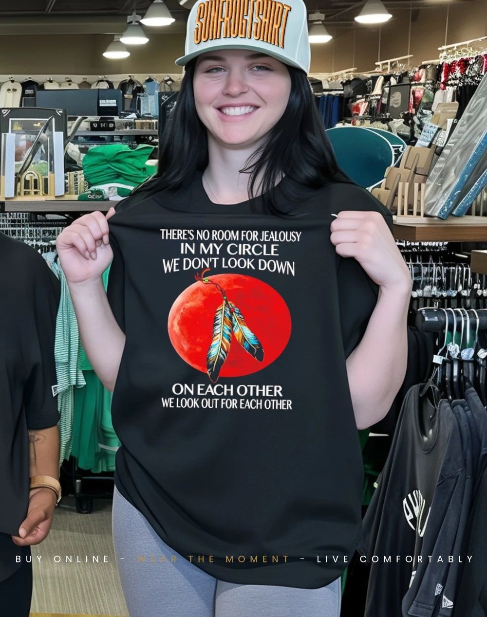 There’s no room for jealousy in my circle we don’t look down on each other shirt
