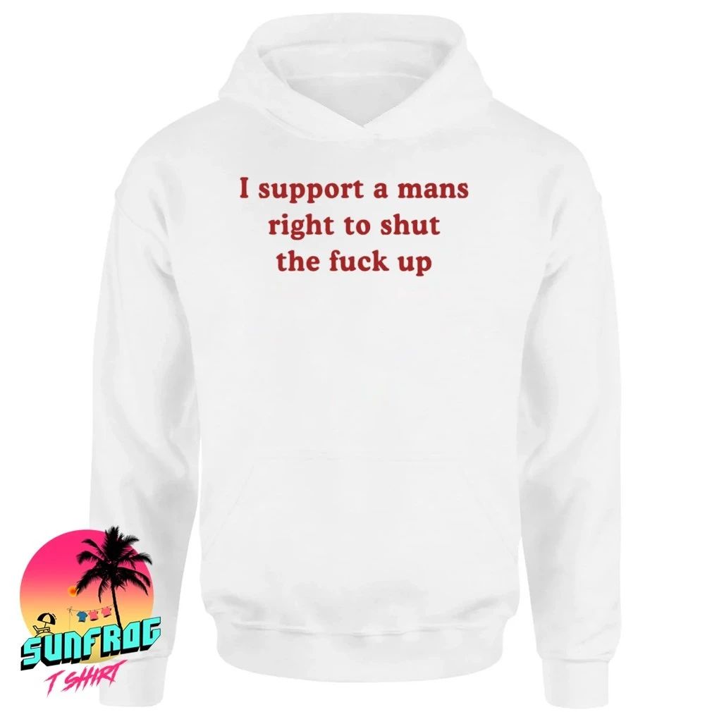 Lili Reinhart wearing I Support A Mans Right To Shut Up shirt