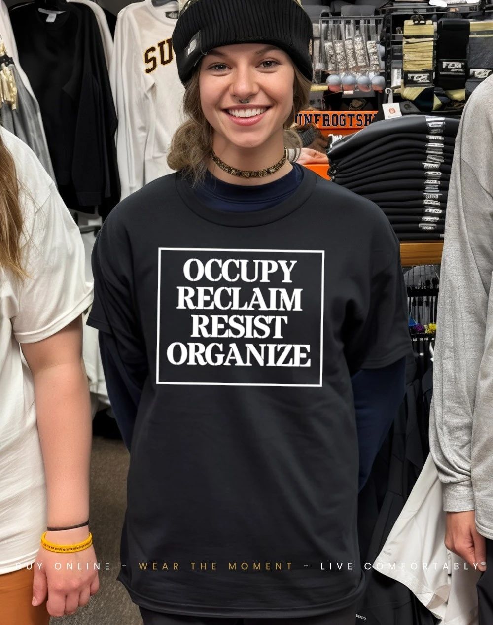 Occupy reclaim resist organize shirt