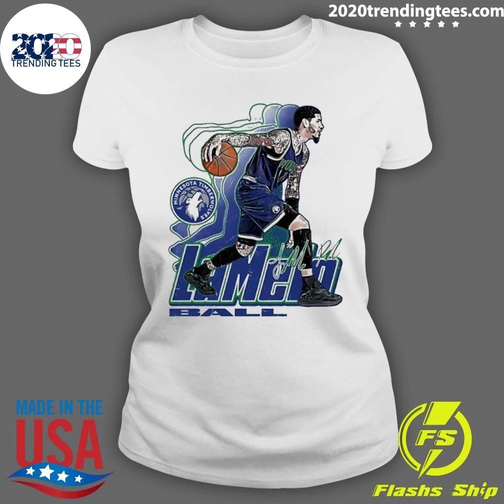 LaMelo Ball Minnesota Timberwolves Pose Signature Retro Shirt