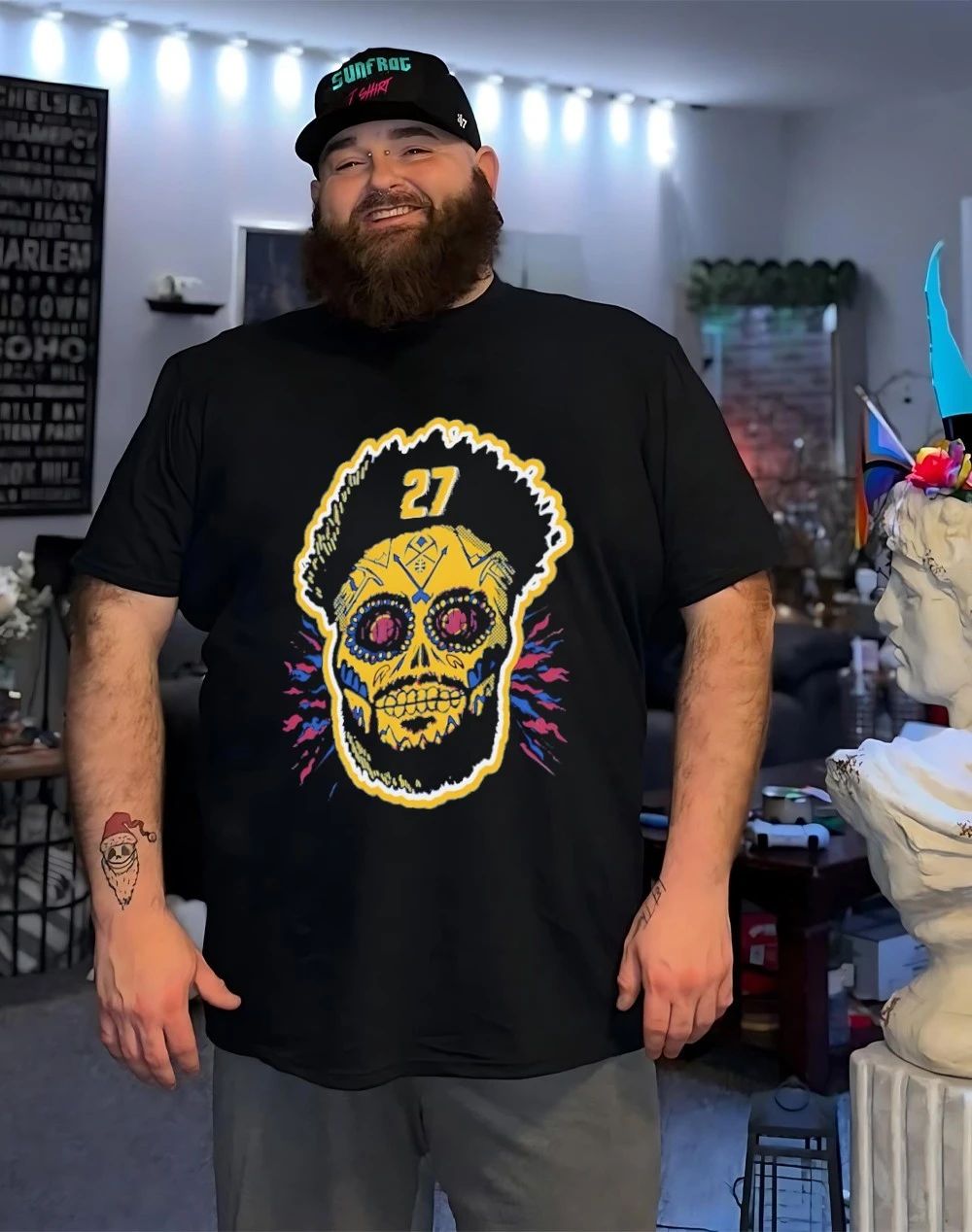Jamal Murray Sugar Skull Denver Nuggets shirt