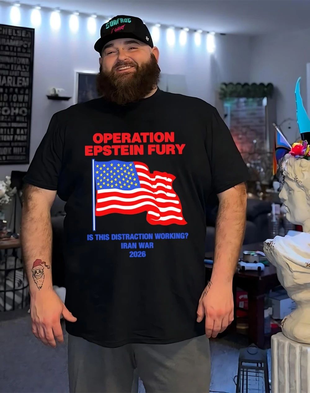 Operation Epstein Fury is this distraction working Iran War 2026 shirt