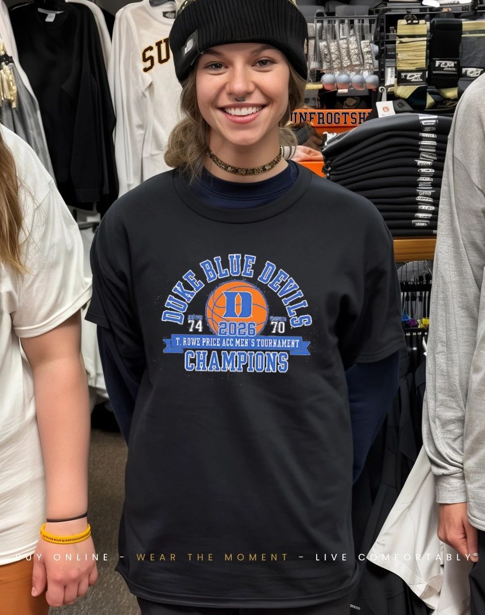 Duke Men’s Basketball 2026 ACC Champs Score 74-70 shirt