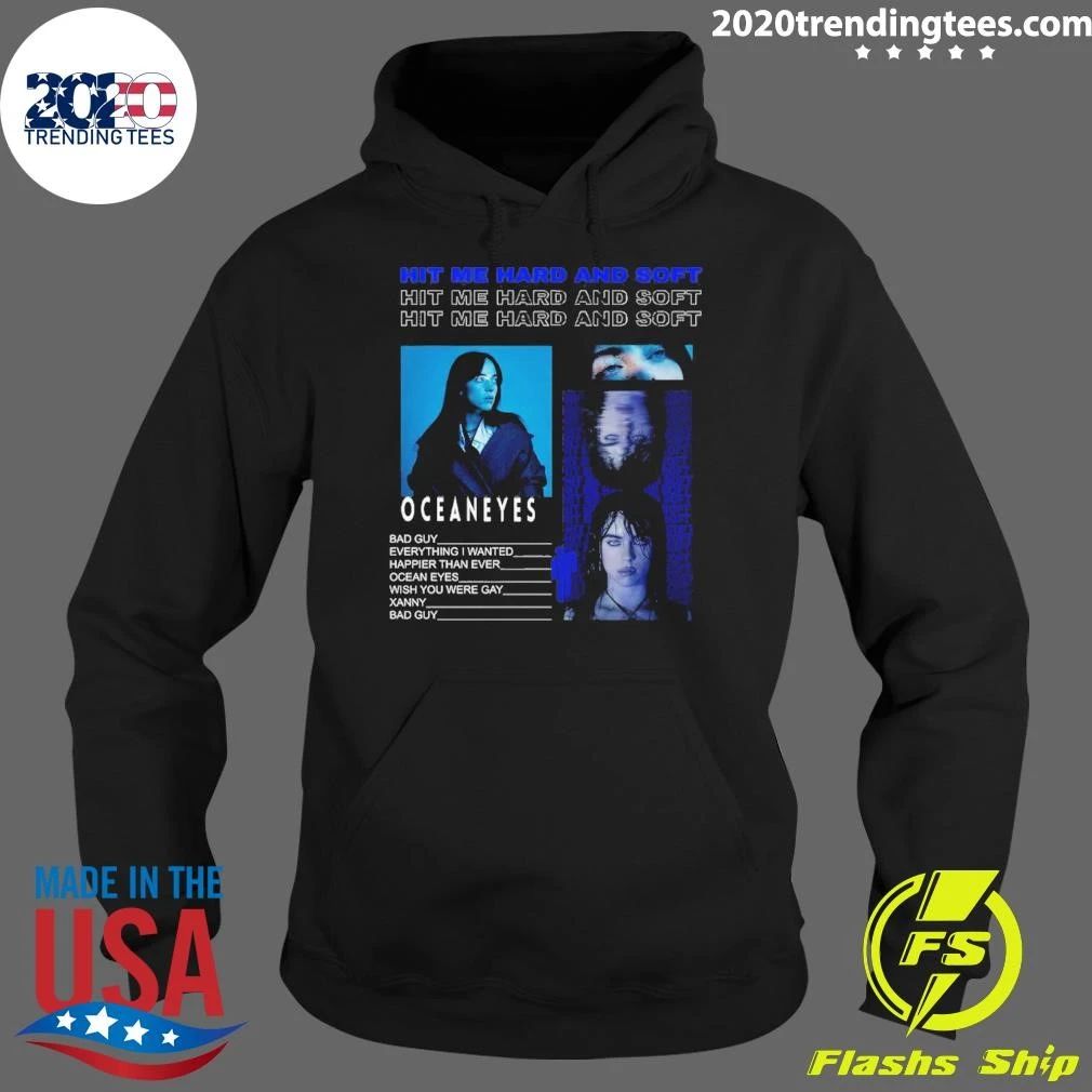 Ocean Eyes Billie Eilish Hit Me Hard and Soft Tour Shirt