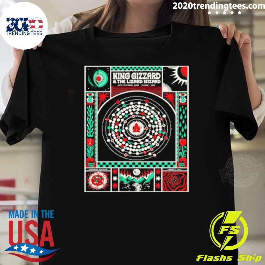 King Gizzard And The Lizard Wizard Sydney Australia 2026 Event Poster At Hordern Pavilion And Liberty Hall On October 14 2026 Shirt