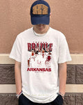 Trevon Brazile Arkansas Razorbacks 90s Graphic shirt