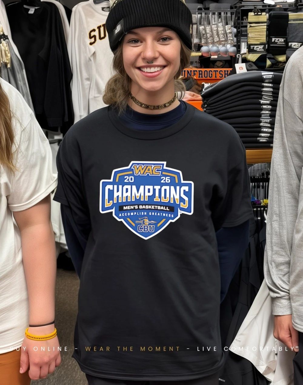 CBU Basketball WAC Champions 2026 shirt