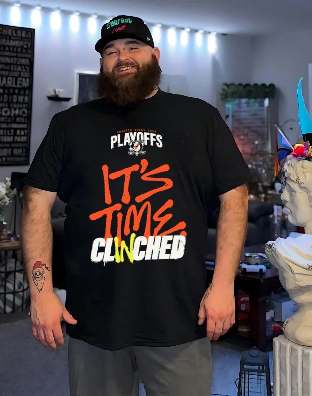 Anaheim Ducks It’s Time Clinched 2026 Playoffs shirt