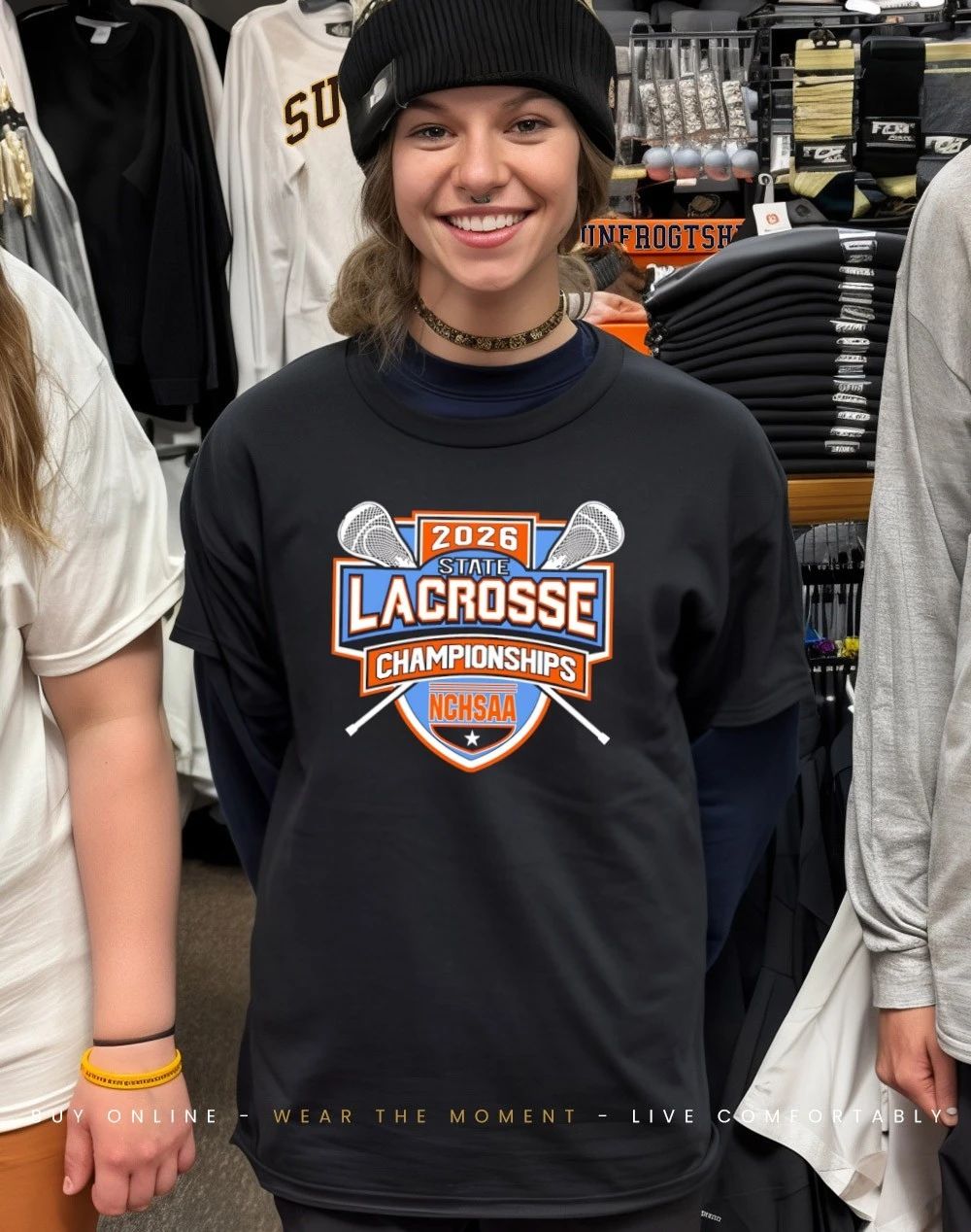 NCHSAA Lacrosse State Championships 2026 logo shirt