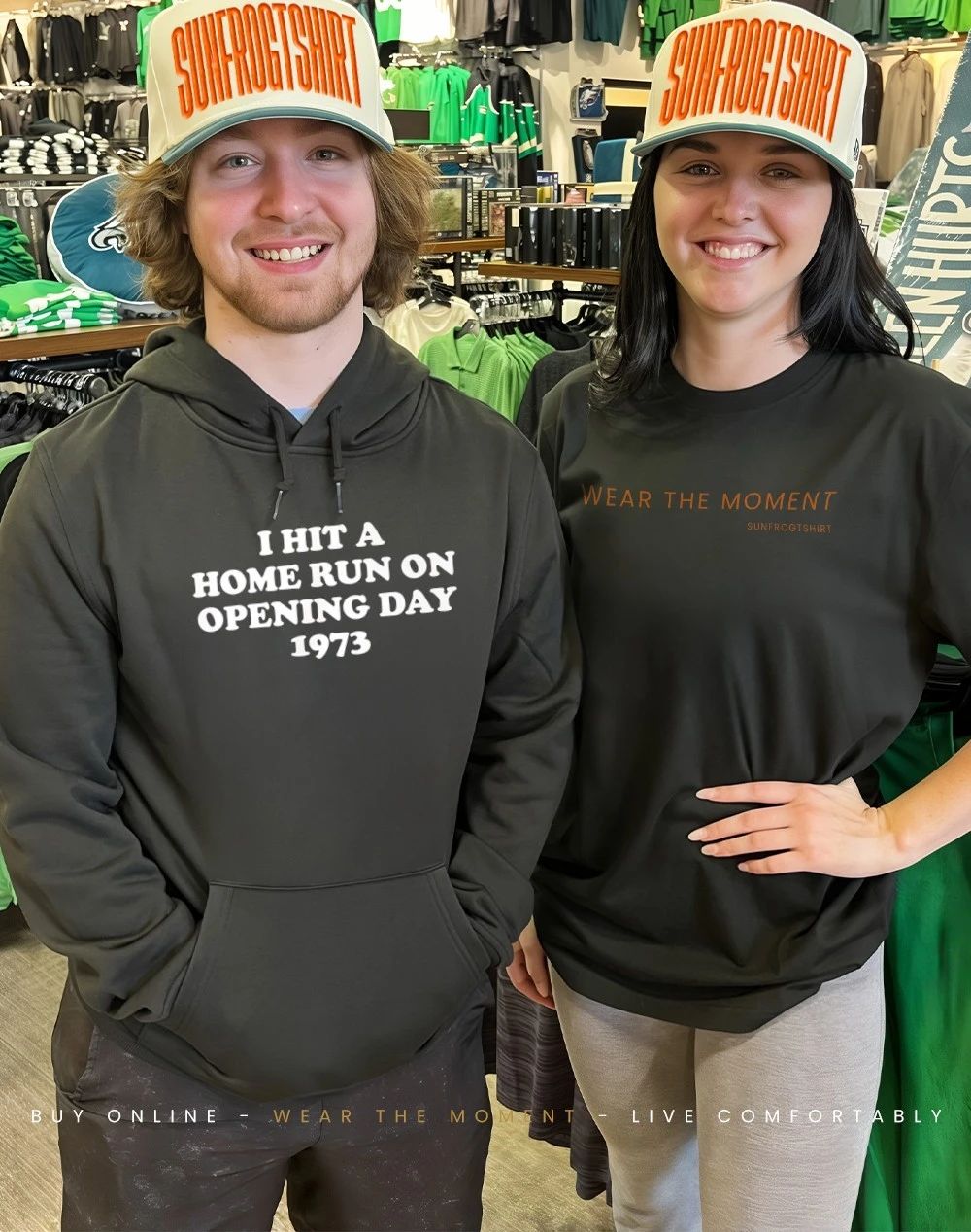 I Hit A Home Run On Opening Day 1973 shirt