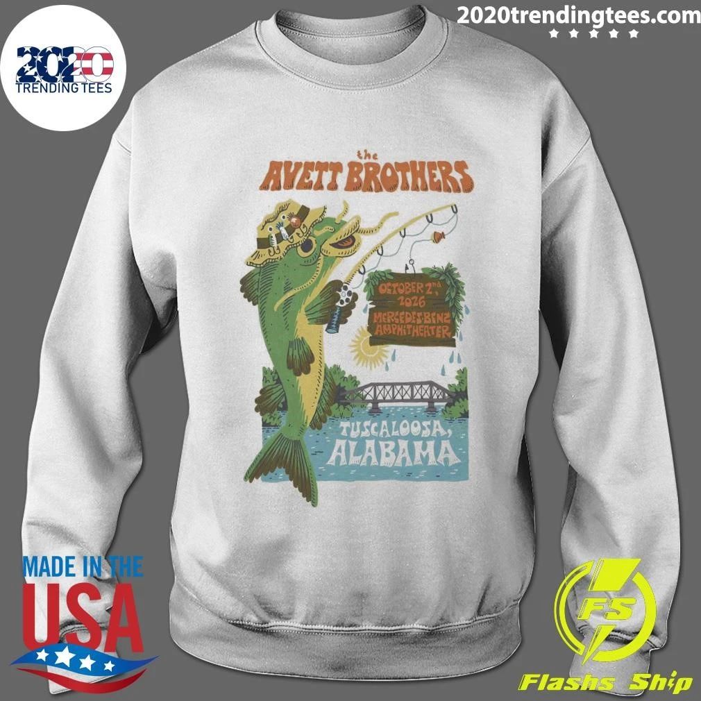 The Avett Brothers Tuscaloosa Alabama October 2nd 2026 Tour Shirt