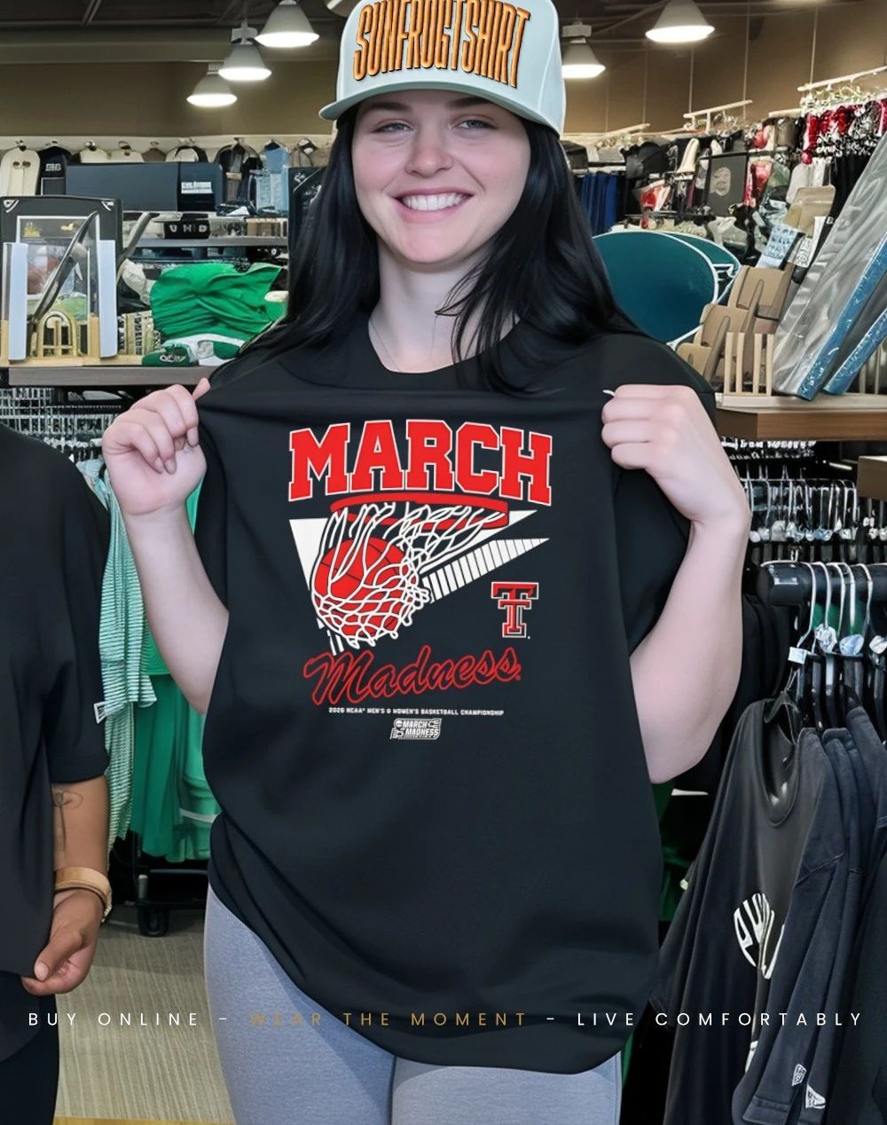 Texas Tech Red Raiders MBB & WBB 2026 March Madness Retro Swish shirt