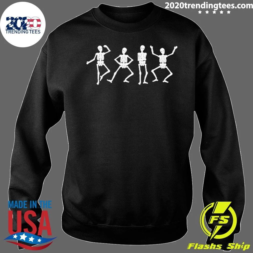 Skeletons Dancing Spooky 2026 Halloween Shirt