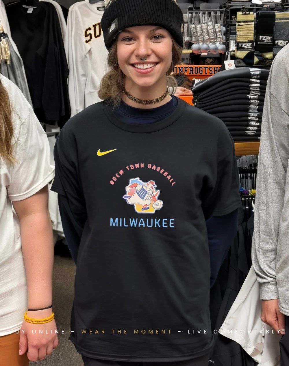Milwaukee Brewers Brew Town Baseball 2026 City Connect Large Logo shirt