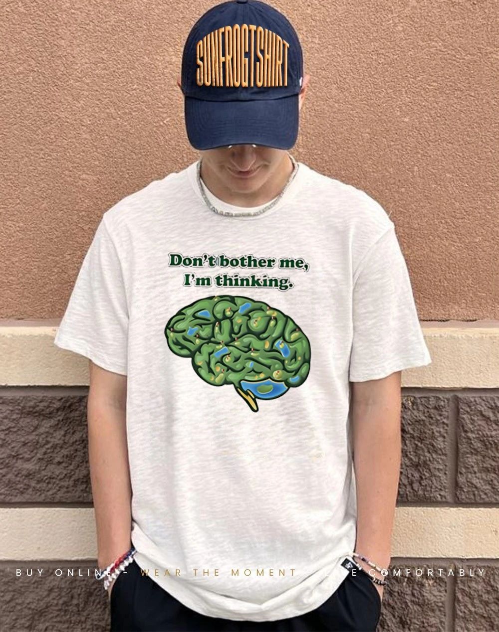 Don’t Bother Me I’m Thinking brain shirt