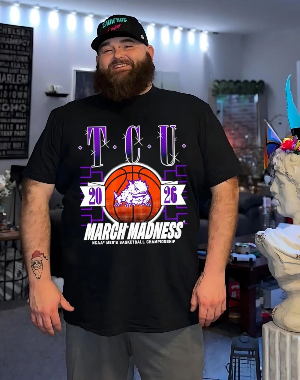 TCU Horned Frogs MBB 2026 March Madness logo shirt