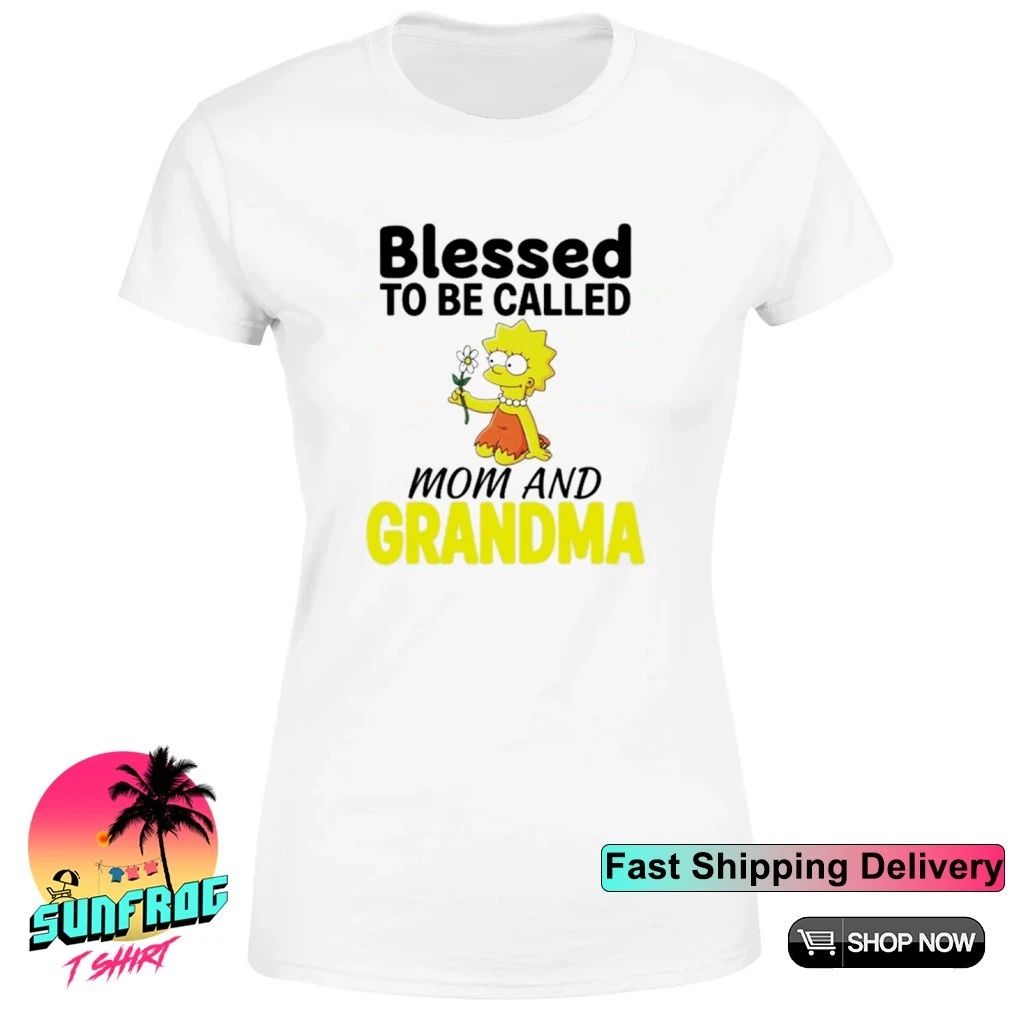 Simpsons blessed to be called mom and grandma shirt