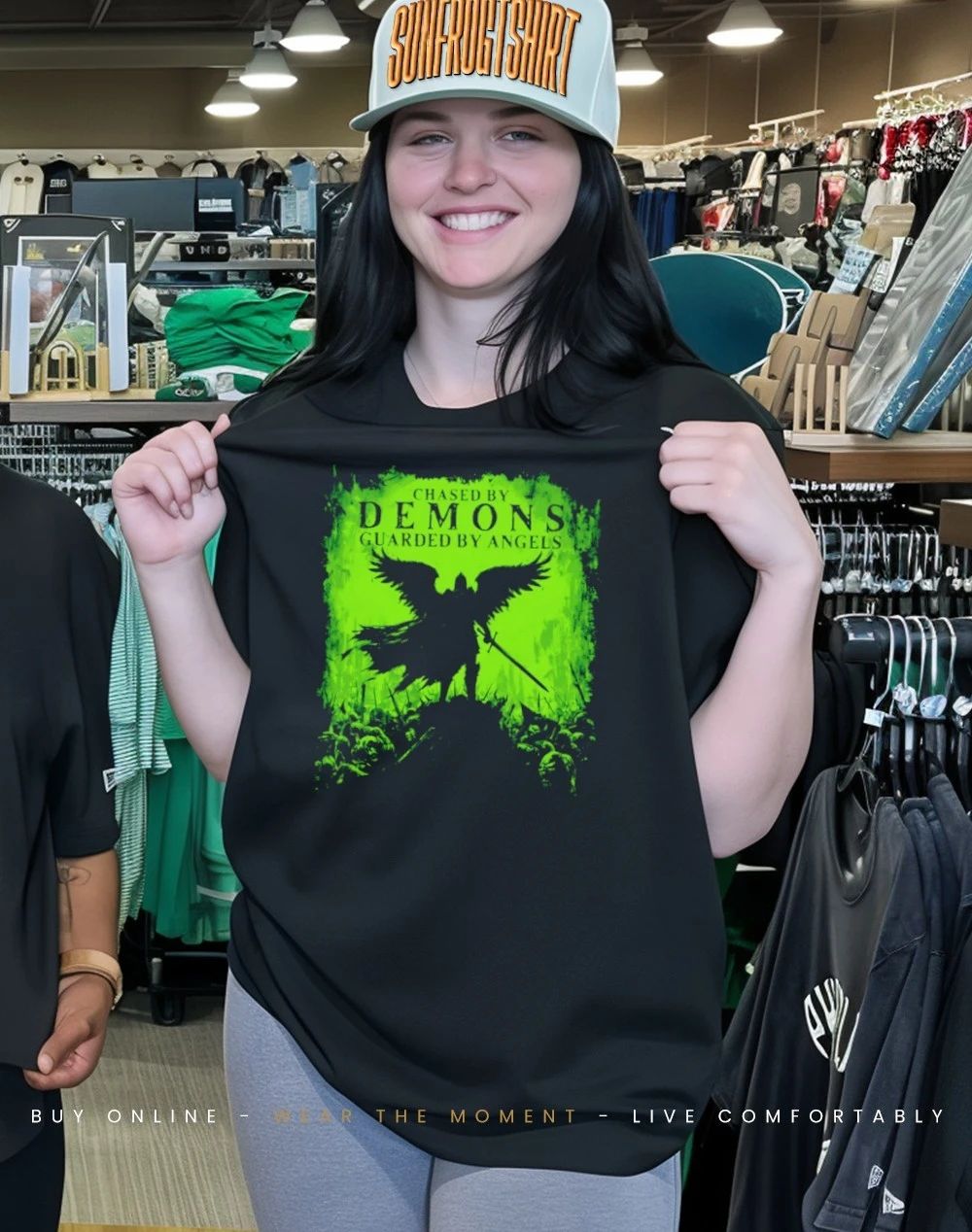 Chased by Demons Guarded by Angels Redux shirt