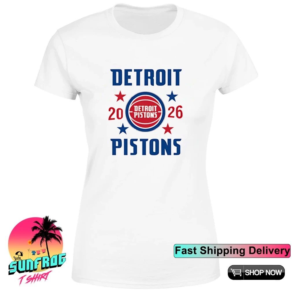 Detroit Pistons Playoffs ’26 Stars logo shirt