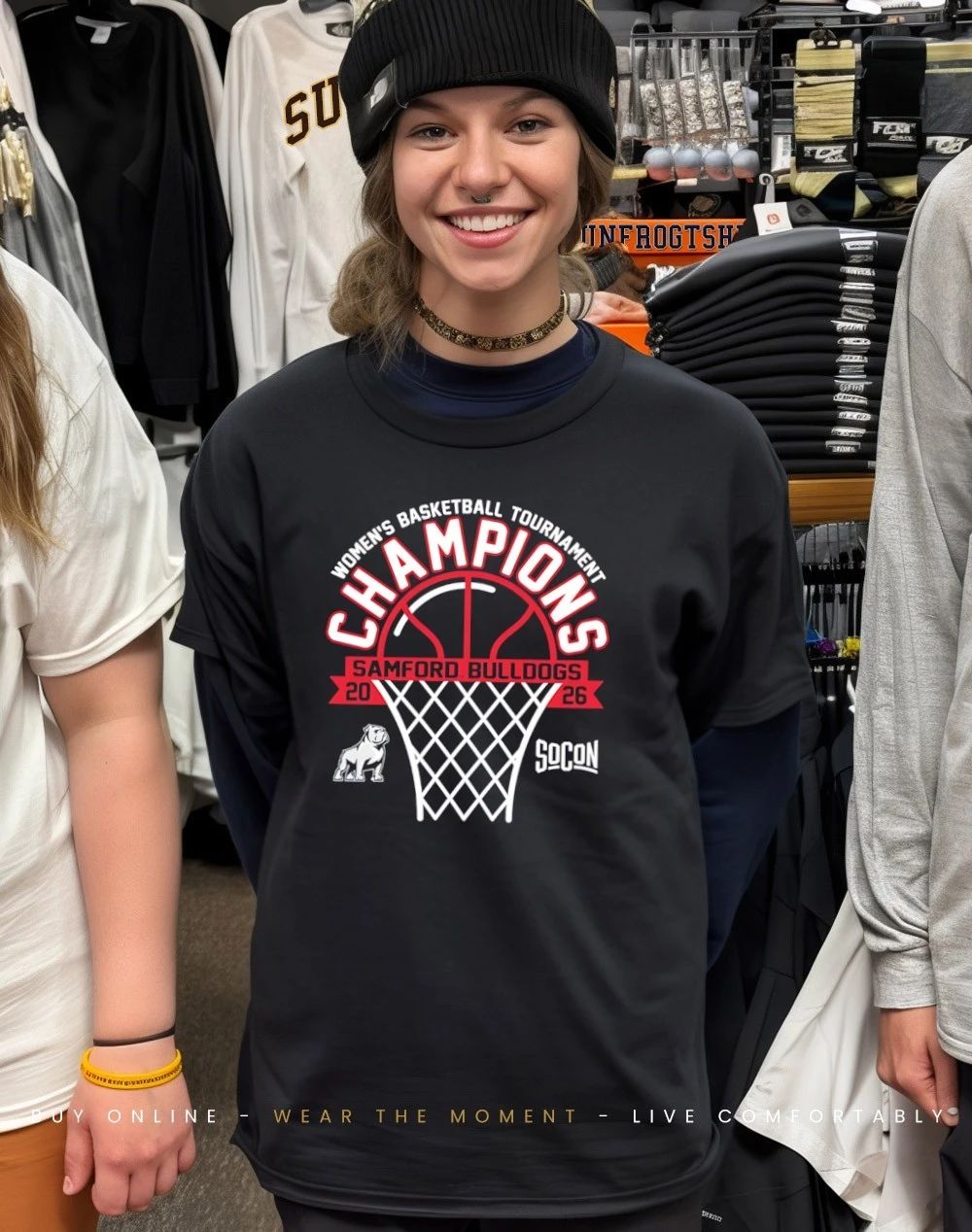 Samford Women’s Basketball 2026 SoCon Tournament Champions shirt