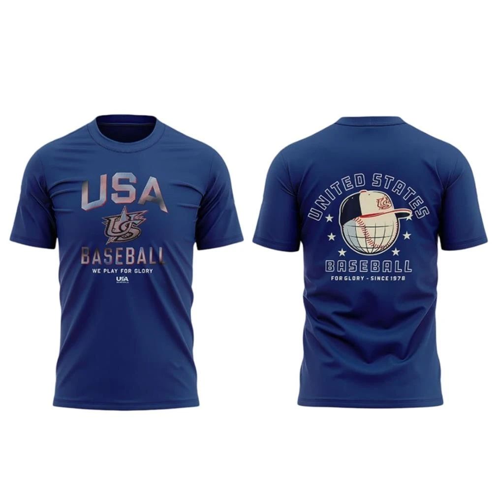 USA Baseball WBC We Play For Glory Shirt