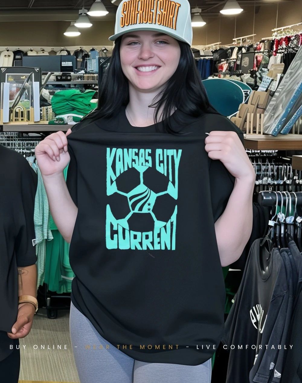 Kansas City soccer KC Current Soccer Ball shirt