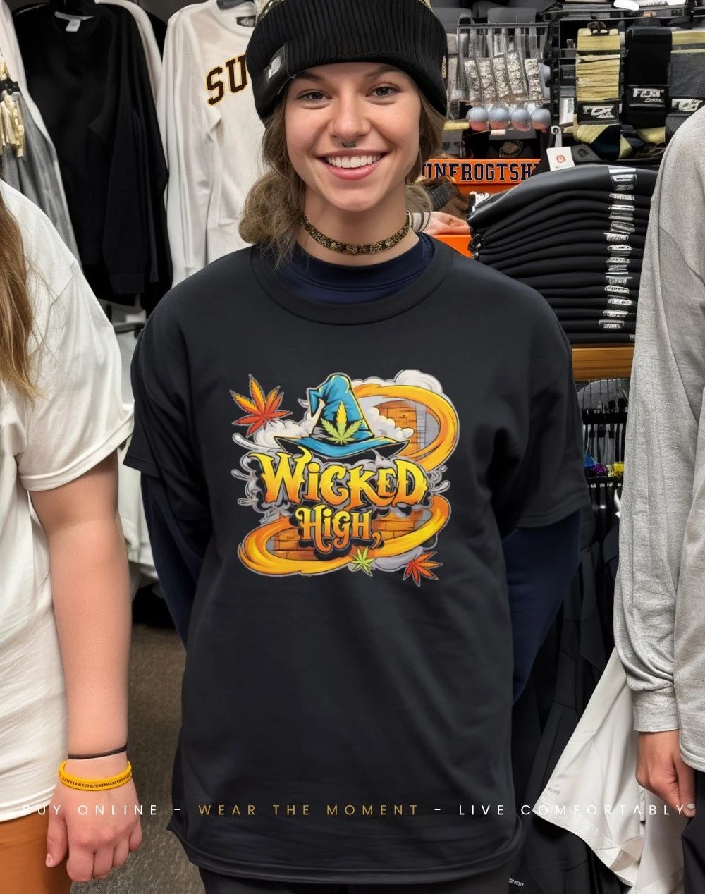 Wicked high is the way weed shirt