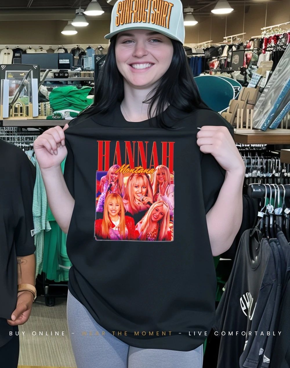 Hannah Montana picture collage shirt