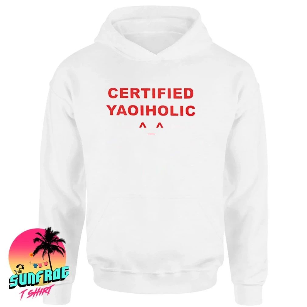 Certified Yaoiholic icon text shirt