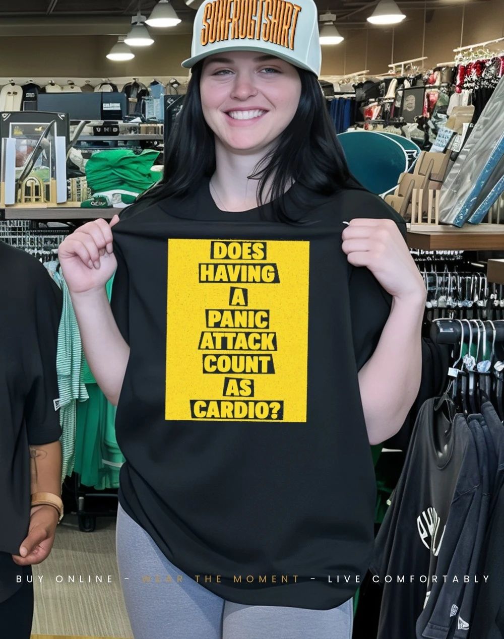 Does having a panic attack count as cardio shirt