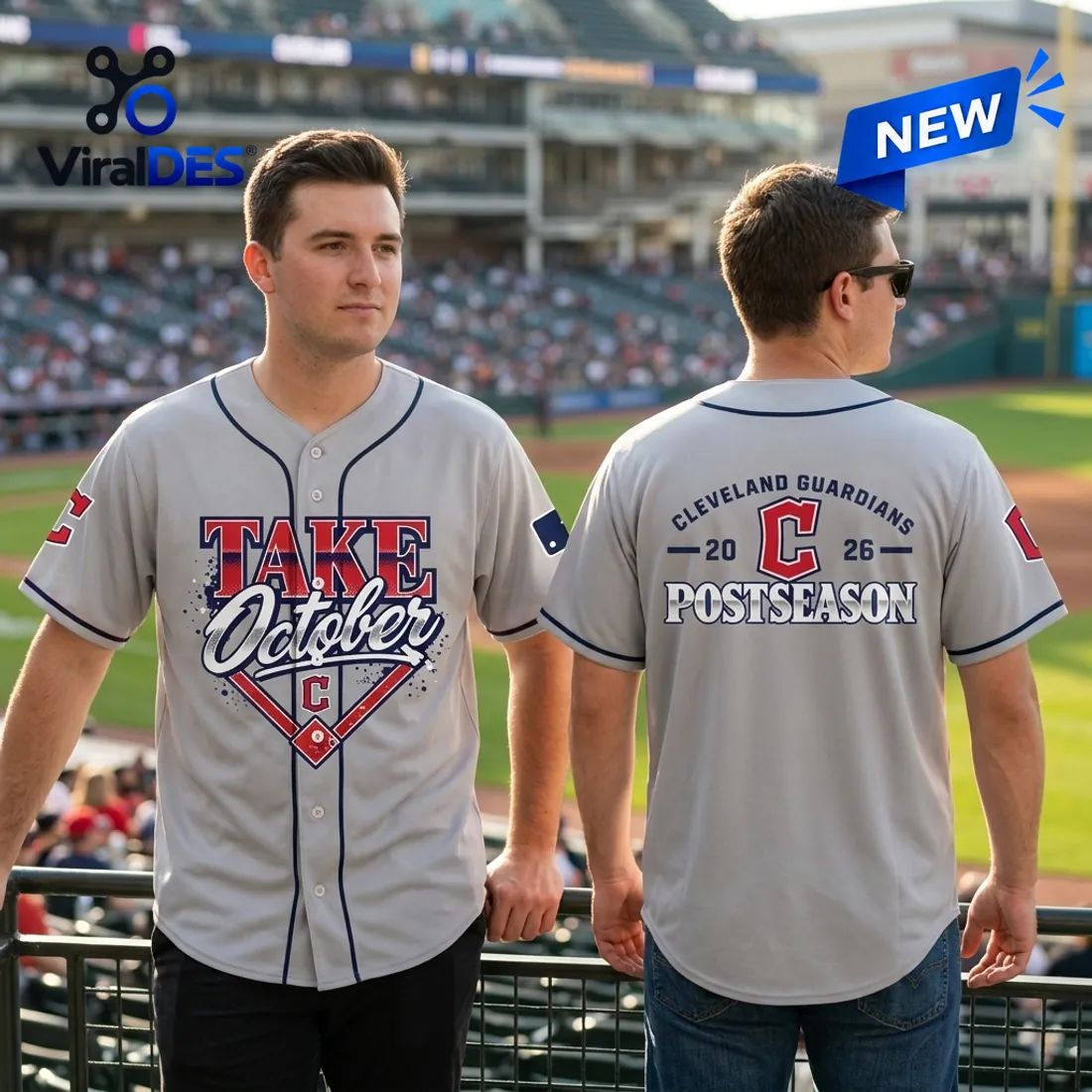 Cleveland Guardians Take October 2026 Gray Baseball Jersey