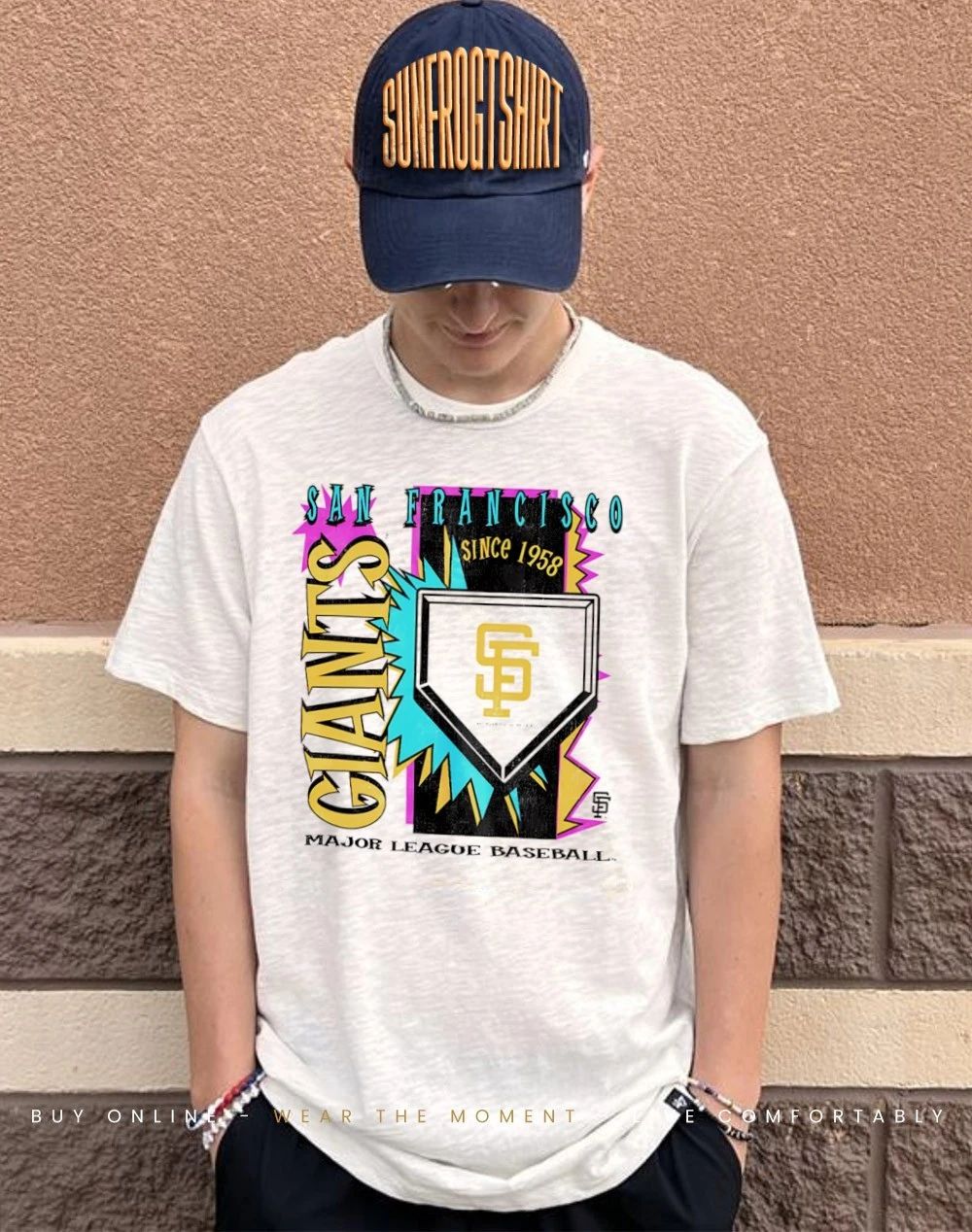 San Francisco Giants MLB Cooperstown Neon Field Shock shirt